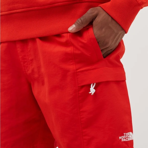 The North Face Men's Bold Red Athletic Shorts - Picture 2 of 9